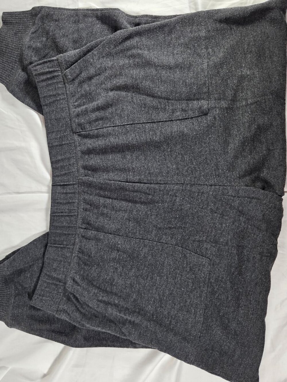 Aerie Heathered Charcoal Gray Knit Joggers Sweatpants with Pockets XL
